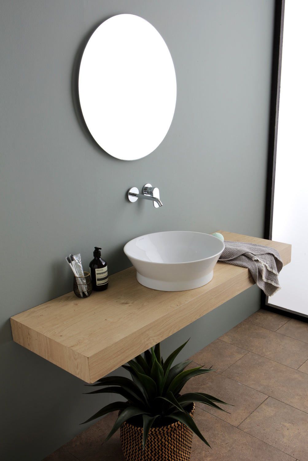 lavabo appoggio bianco Disco