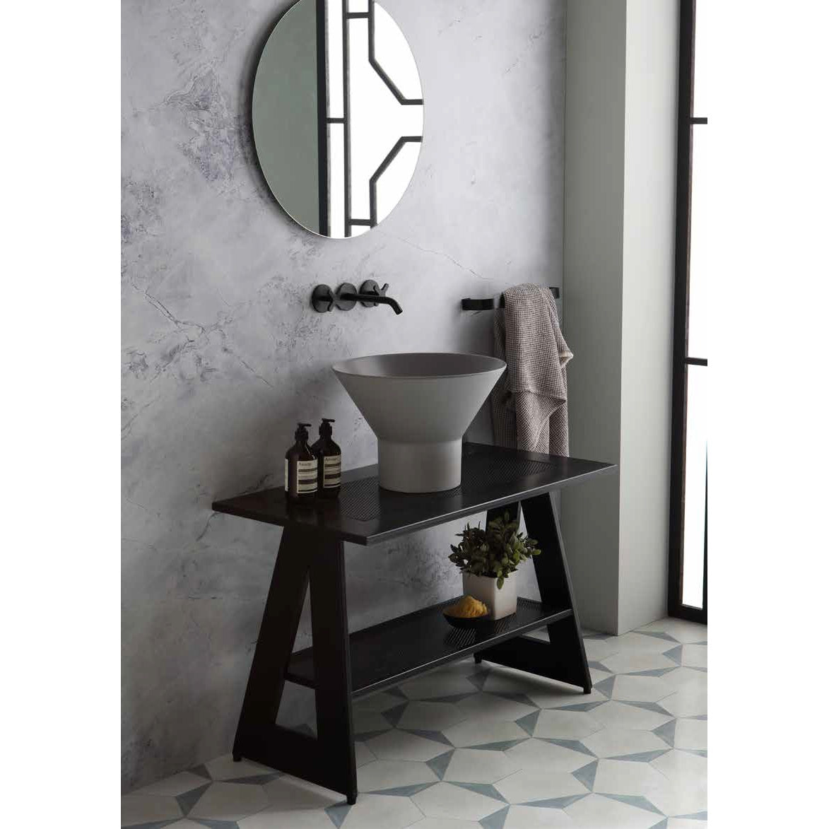 Lavabo Tondo Appoggio/Sospeso cm 42 Megafono