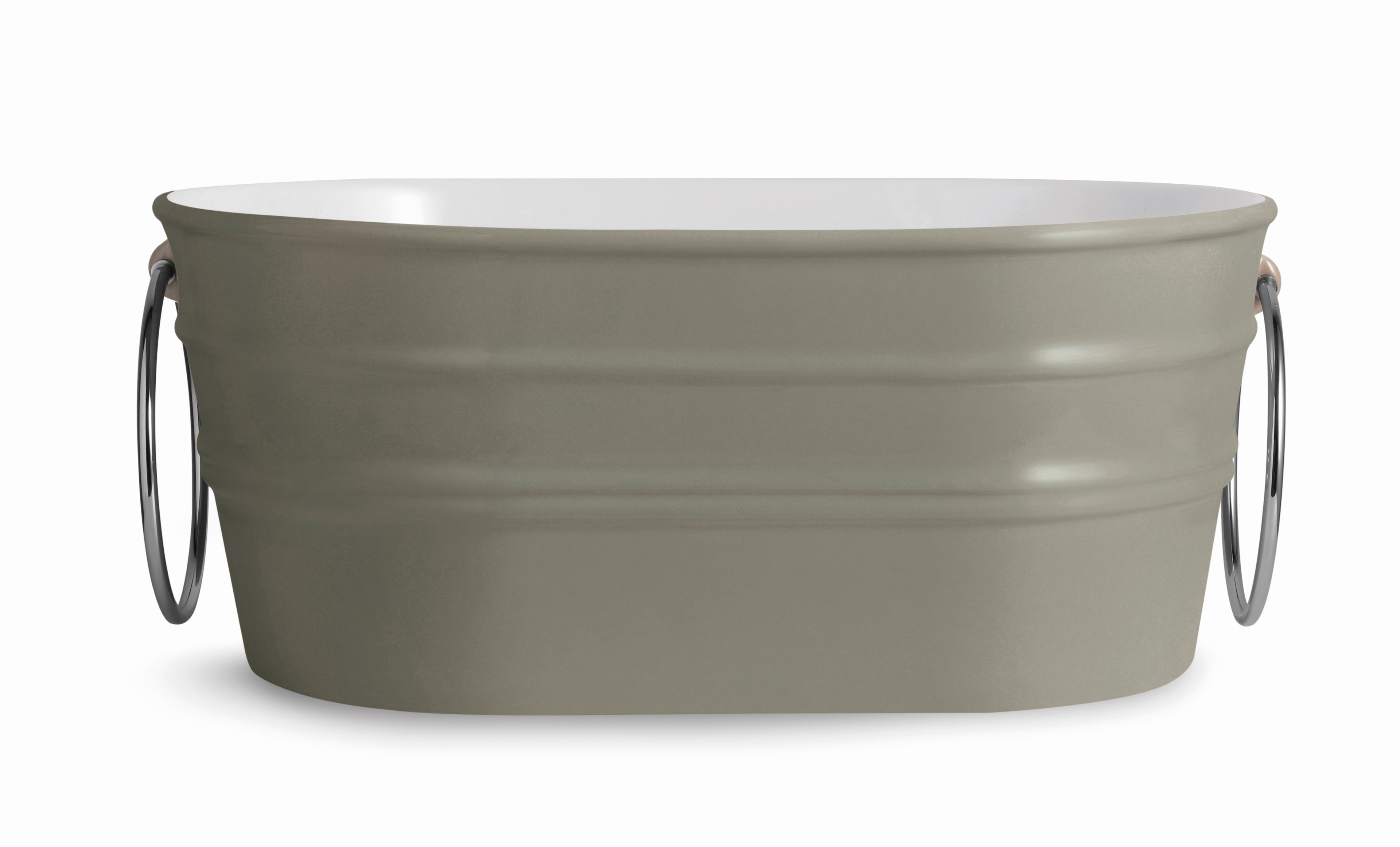 Lavabo Ovale Appoggio/Sospeso cm 60x40 Tinozza