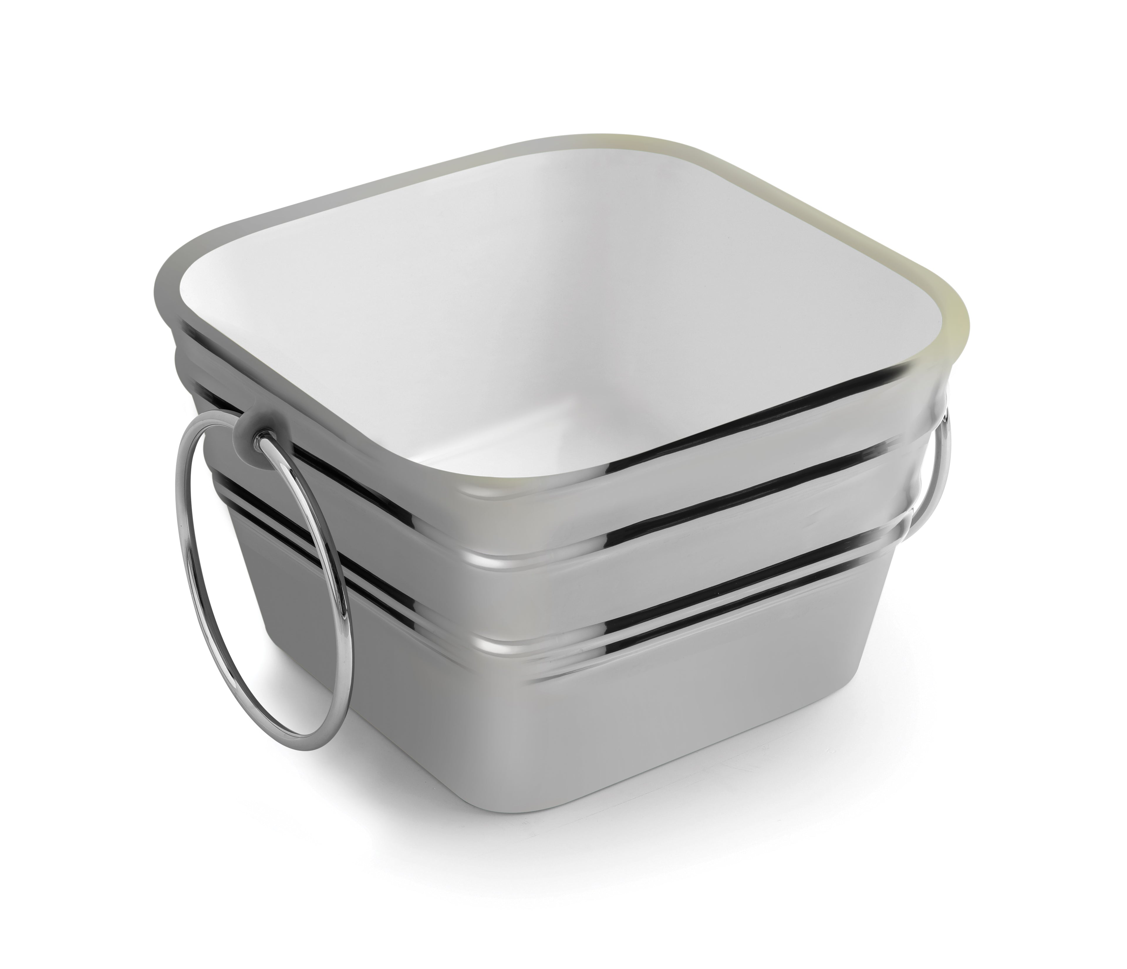 Lavabo Quadrato Appoggio/Sospeso cm 40 Bacile Cubo