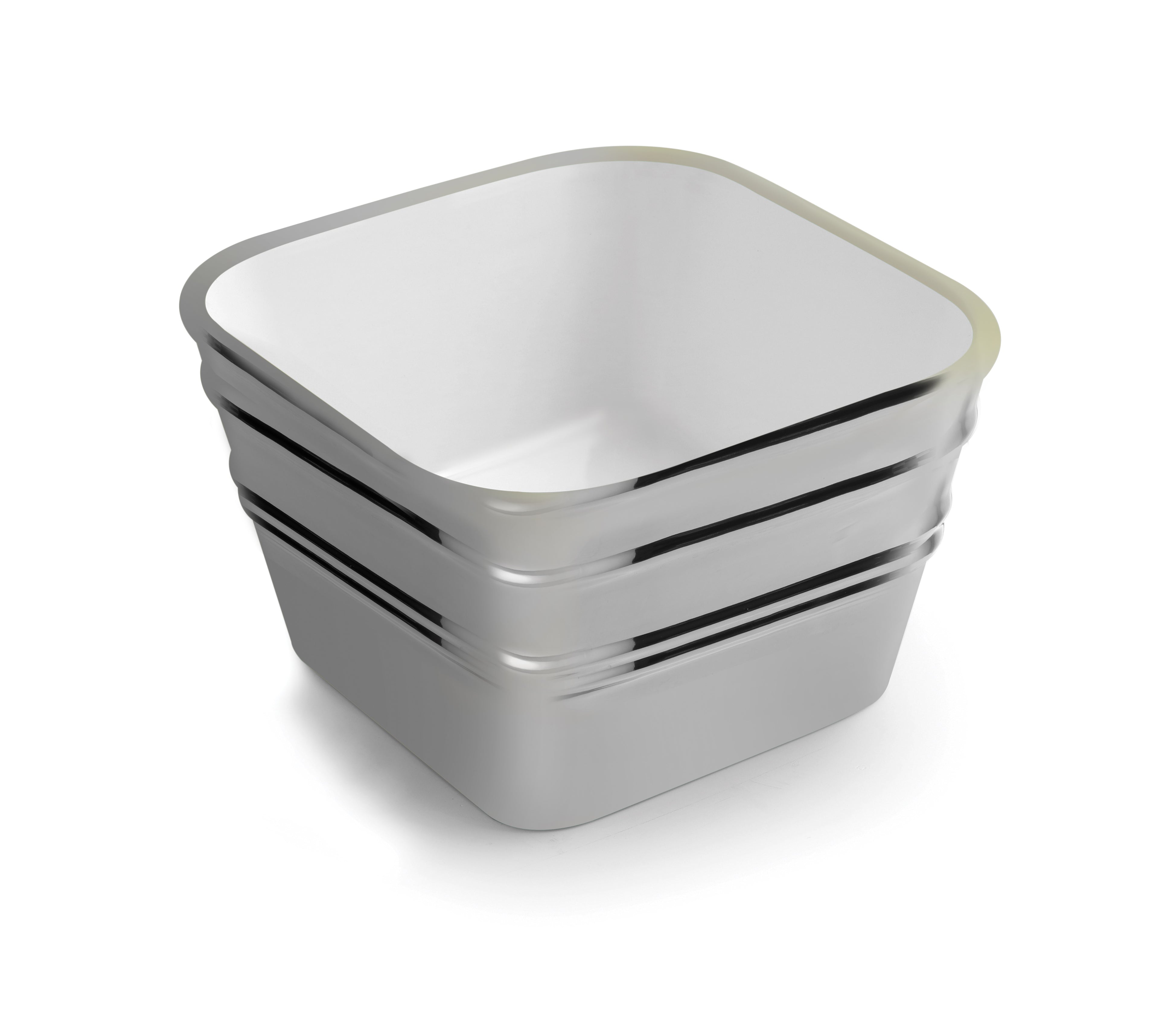Lavabo Quadrato Appoggio/Sospeso cm 40 Bacile Cubo