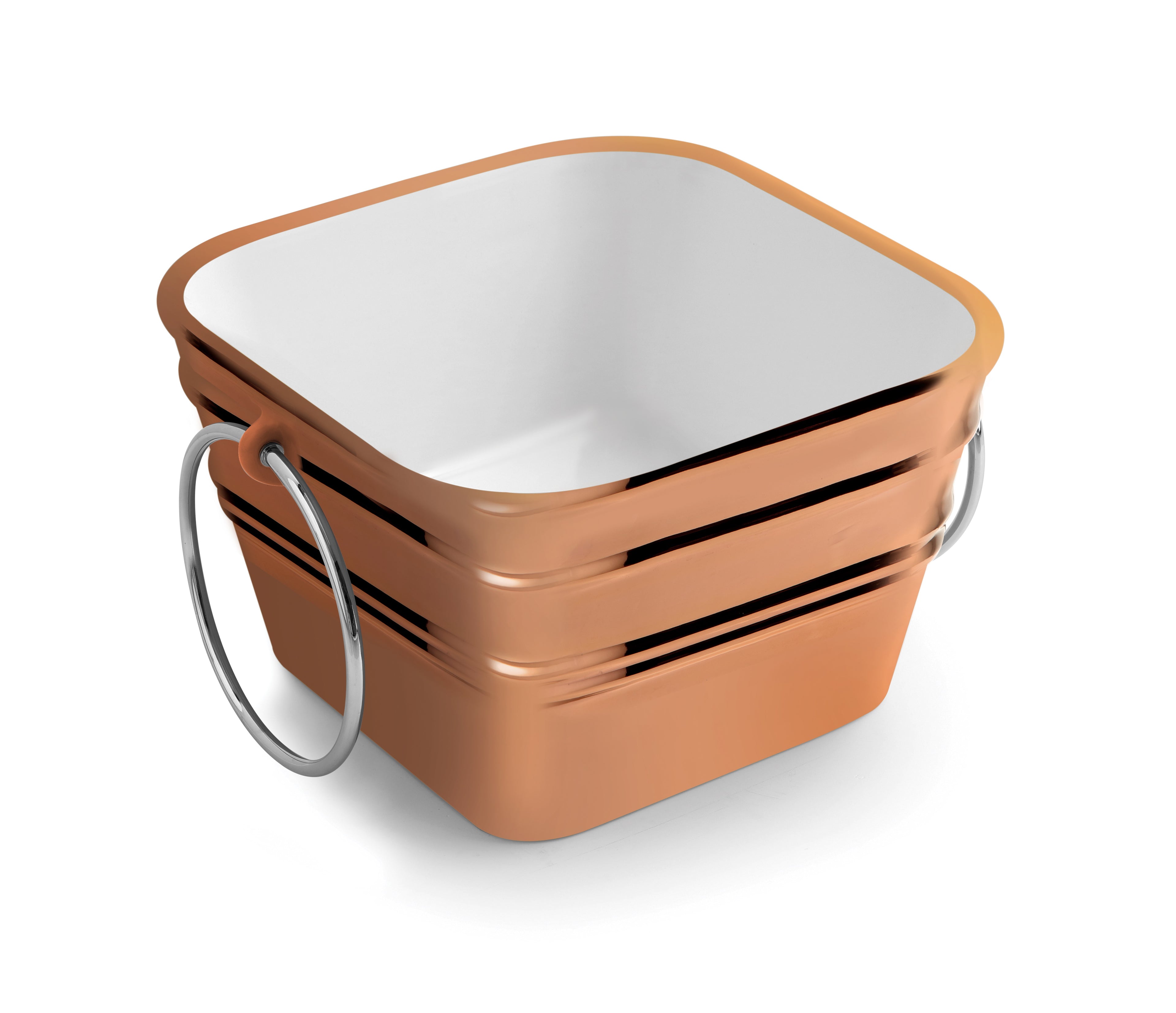Lavabo Quadrato Appoggio/Sospeso cm 40 Bacile Cubo