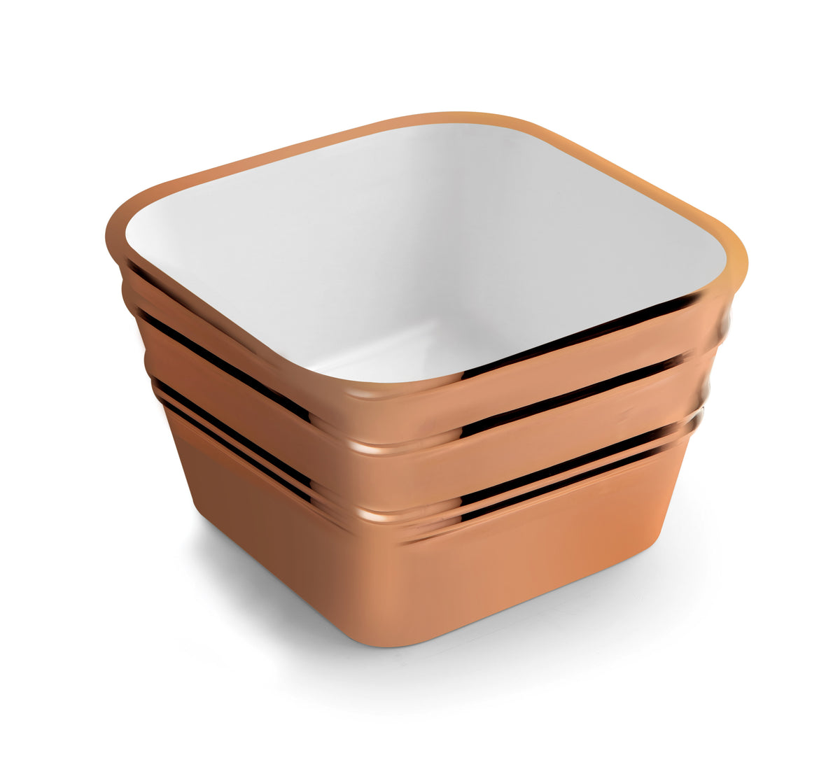 Lavabo Quadrato Appoggio/Sospeso cm 40 Bacile Cubo