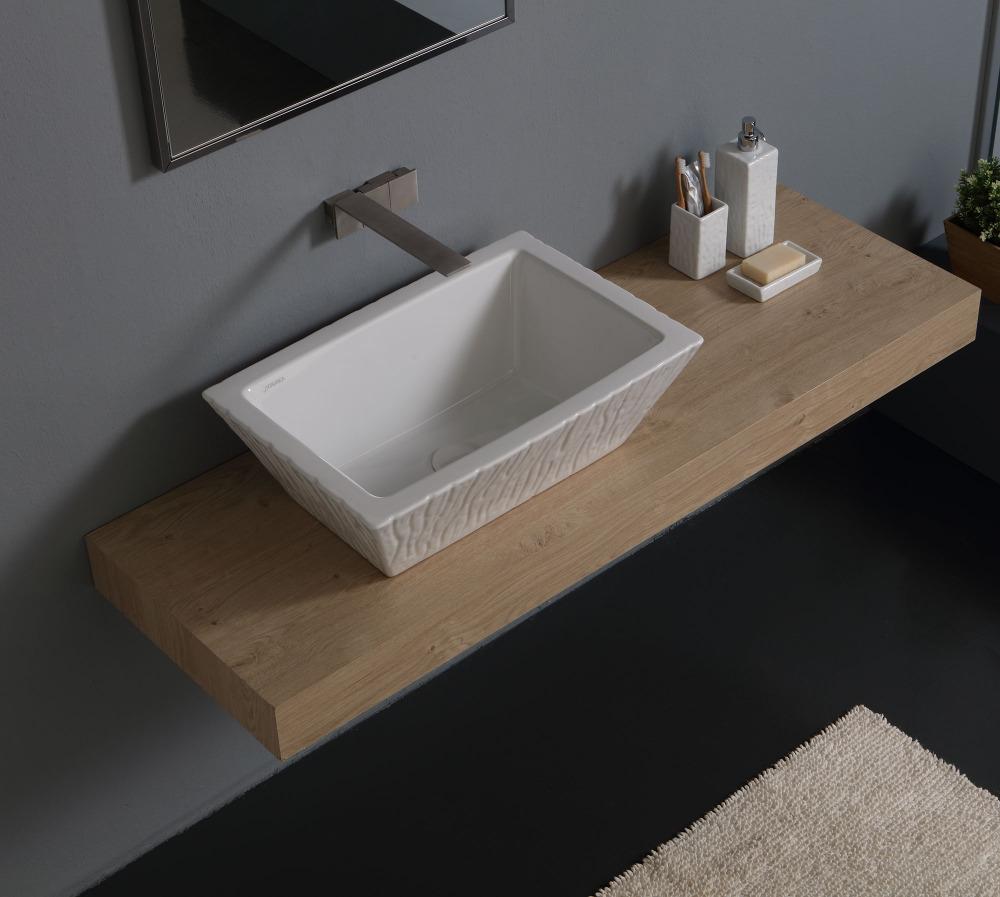 Lavabo Appoggio cm 60x40 Pietra