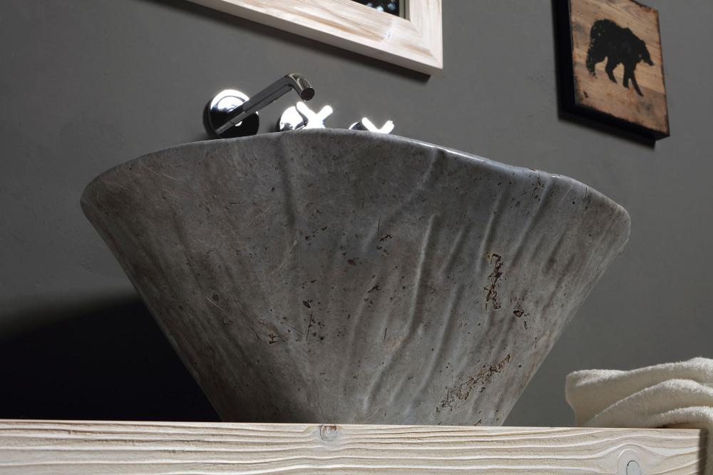 Lavabo Appoggio cm 54x46 Terra