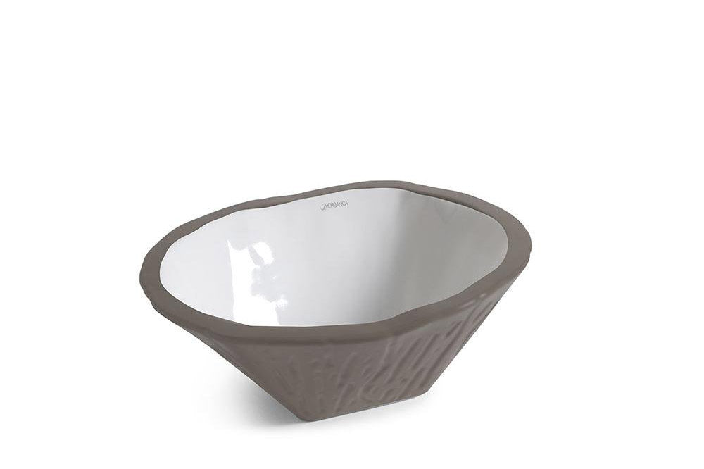 Lavabo Appoggio cm 54x46 Terra
