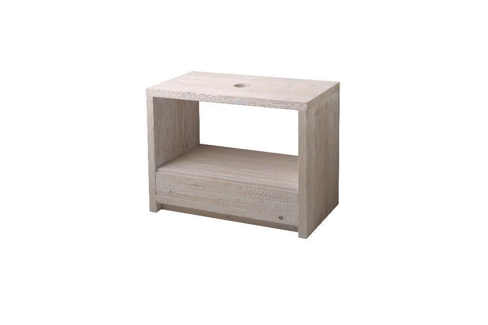 Mobile Portalavabo da terra in legno con Cassettone