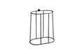 HIGH FLOOR METAL STRUCTURE TUB