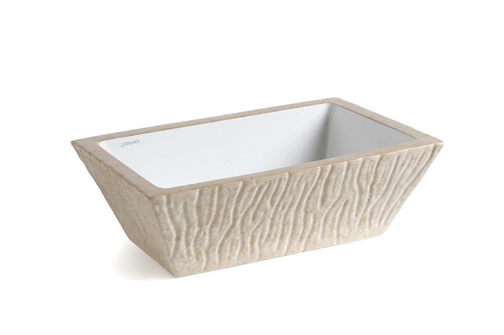 Lavabo Appoggio cm 60x40 Pietra