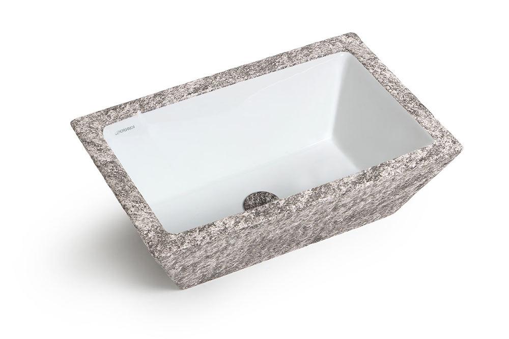Lavabo Appoggio cm 60x40 Pietra