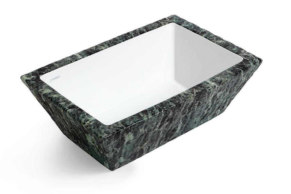 Lavabo Appoggio cm 60x40 Pietra